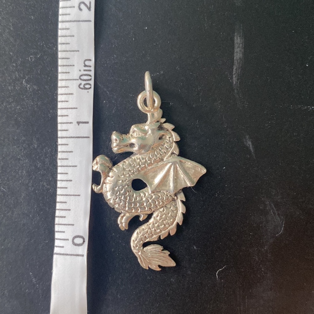 dragon silver pendent - Picture 3 of 3